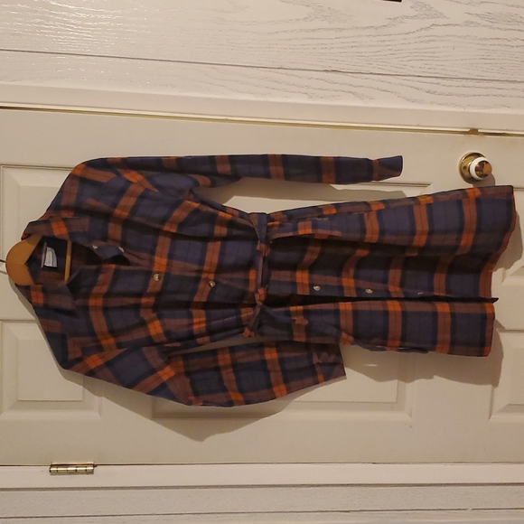 COPY - Columbia flannel shirt dress size M - Picture 1 of 4